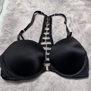 Victoria's Secret Black Push-Up Bra with Molded Cups